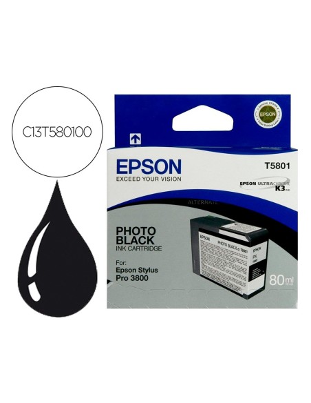 Ink-jet epson stylus pro-3800/3880 negro photo...