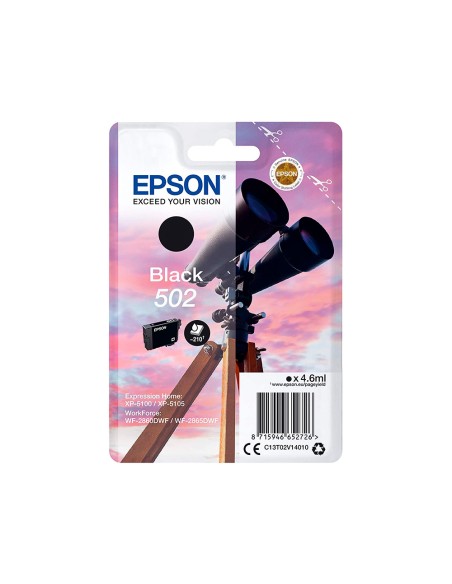 Ink-jet epson singlepack negro 502 ink