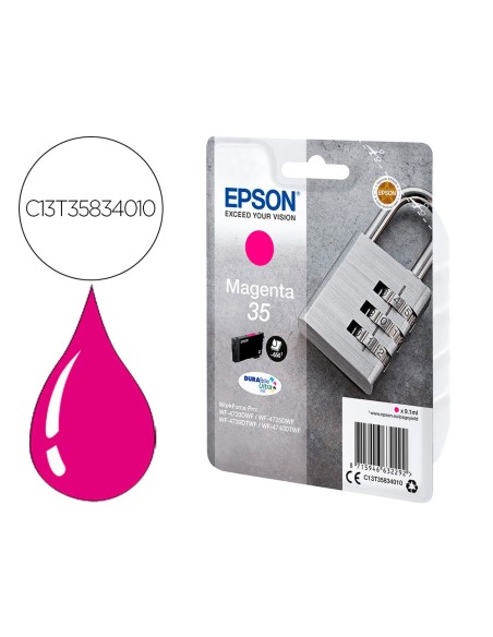 Ink-jet epson singlepack magenta 35 durabrite...