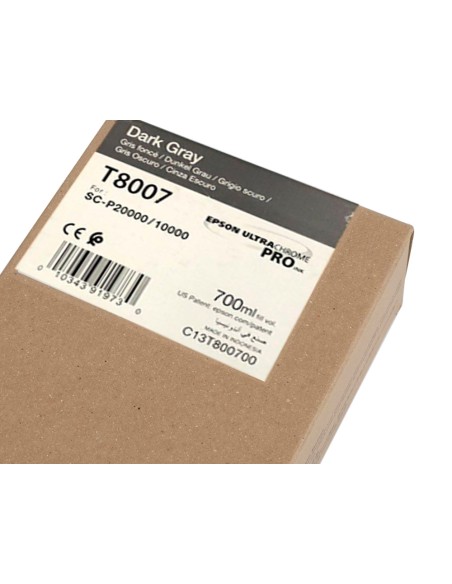 Ink-jet epson singlepack dark gray t800700 ultrachrome pro 700ml