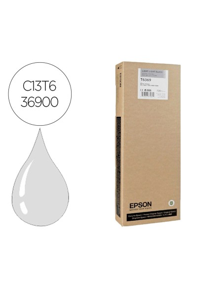Ink-jet epson gf stylus photo 7900/9900 gris claro alta capacidad