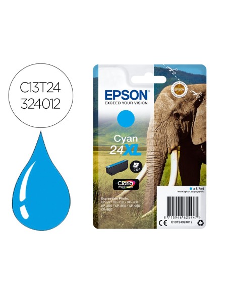 Ink-jet epson claria photo hd ink cian 24xl...