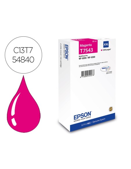 Ink-jet epson magenta xxl 7000p wf-8x90