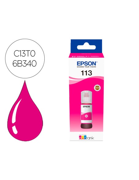 Ink-jet epson ecotank 113 series magenta