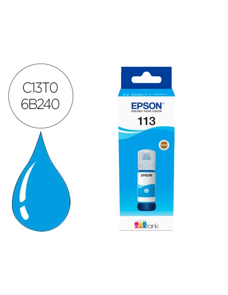 Ink-jet epson ecotank 113 series cian