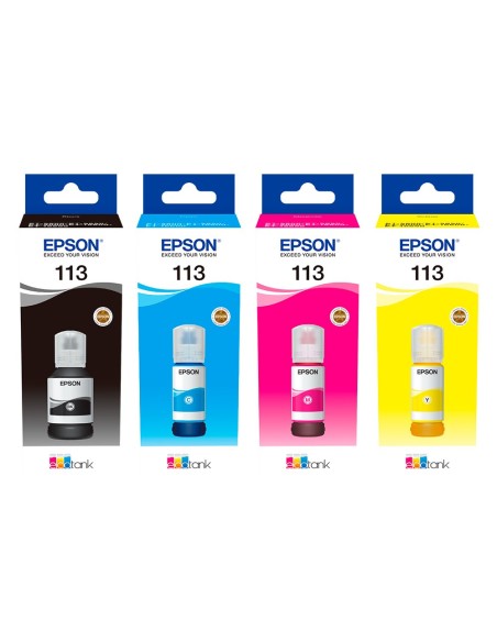 Ink-jet epson ecotank 113 series amarillo