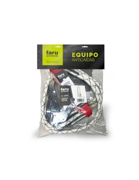 Anticaidas cuerda faru con gancho 50 mm