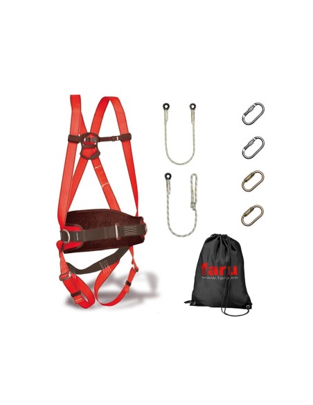 Conjunto trabajo en alturas faru arnes p50f +...