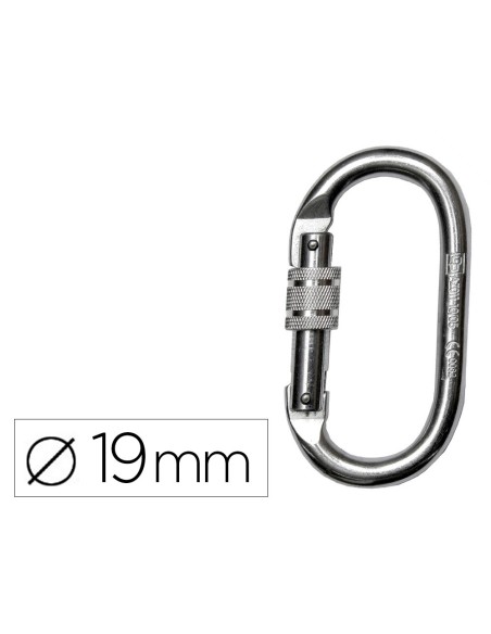 Mosqueton faru acero galvanizado virola 19 mm...