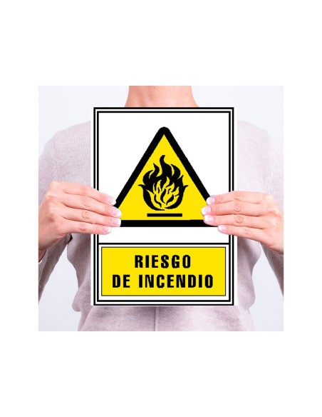 Pictograma archivo 2000 riesgo de incendio pvc...