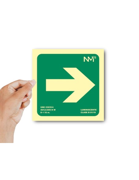 Pictograma archivo 2000 flecha derecha pvc...