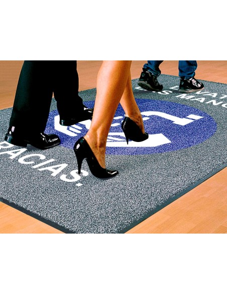 Alfombra para suelo de paso novus lavate las...