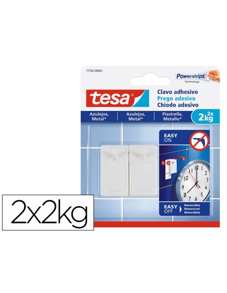 Clavo autoadhesivo tesa sujecion hasta 2 kg uso...