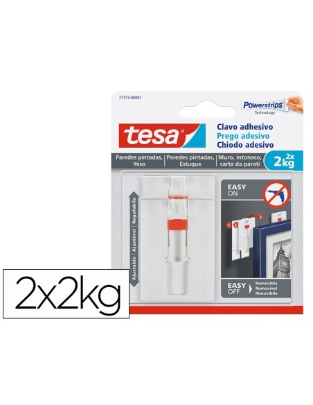 Clavo autoadhesivo tesa sujecion hasta 2 kg uso...