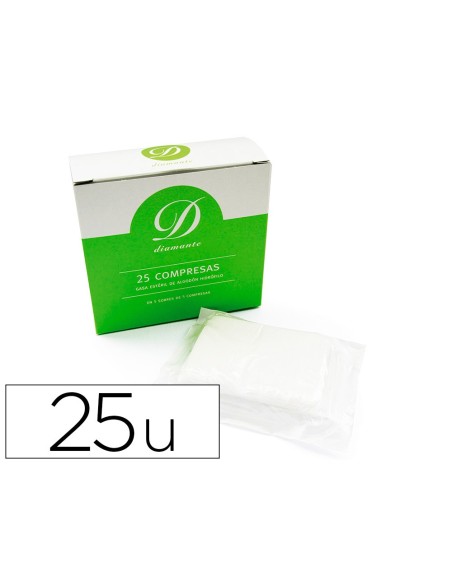 Gasa esteril algodon hidrofilo caja de 25 unidades