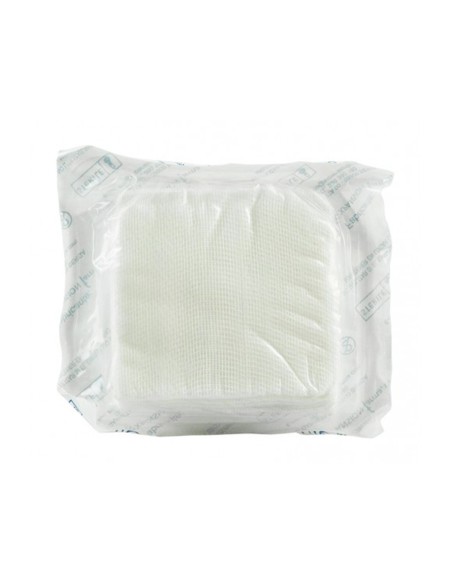 Gasa esteril algodon hidrofilo caja de 50 unidades