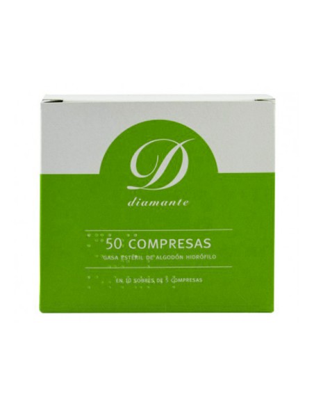 Gasa esteril algodon hidrofilo caja de 50 unidades