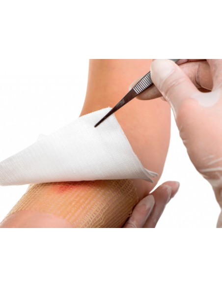 Gasa esteril algodon hidrofilo caja de 100 unidades