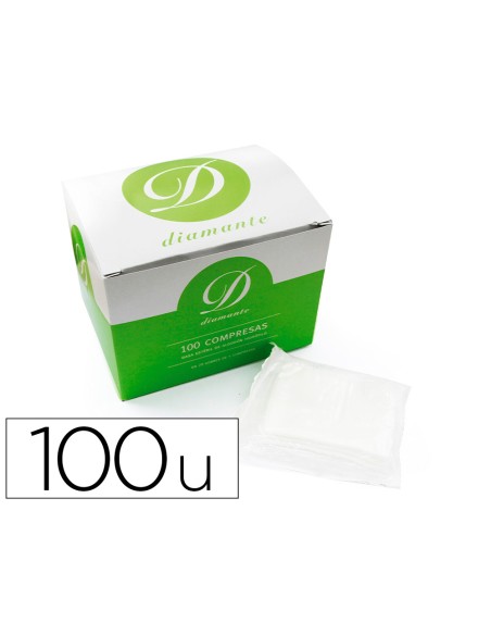 Gasa esteril algodon hidrofilo caja de 100 unidades