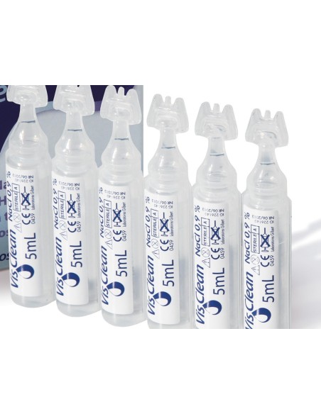 Suero fisiologico esteril visclean monodosis 5...