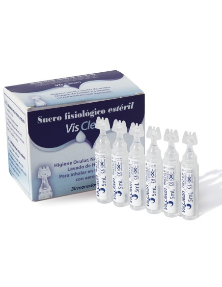 Suero fisiologico esteril visclean monodosis 5...