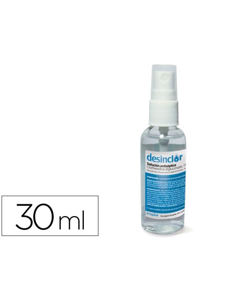 Solucion antiseptica clorhexidina desinclor bote pulverizador de 30 ml
