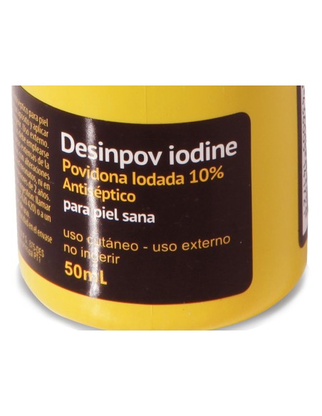 Povidona yodada desinpov antiseptica 10% bote de 50 ml