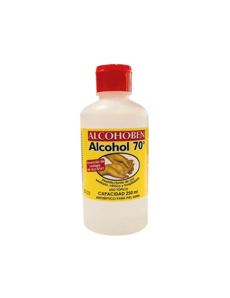 Alcohol etilico alcohoben de 70º bote de 250 ml