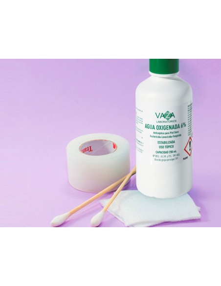 Agua oxigenada vaza bote de 250 ml