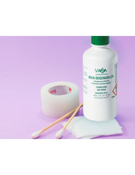 Agua oxigenada vaza bote de 250 ml
