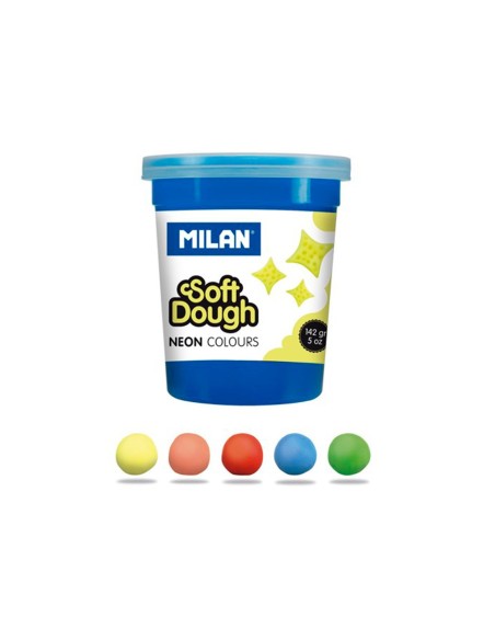 Pasta milan para modelar soft dough neon caja...