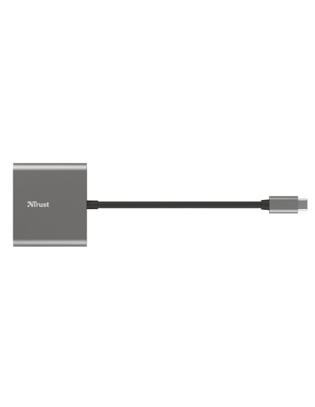Adaptador trust dalyx 3 en 1 multipuerto usb-c...