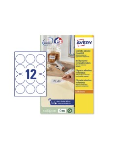 Etiqueta adhesiva avery...