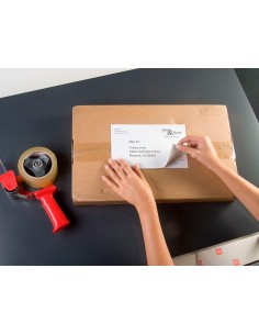 Etiqueta adhesiva cubriente...