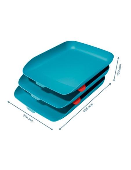 Bandeja sobremesa plastico leitz cosy set de 3...