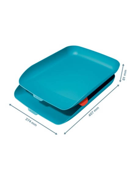 Bandeja sobremesa plastico leitz cosy set de 2...