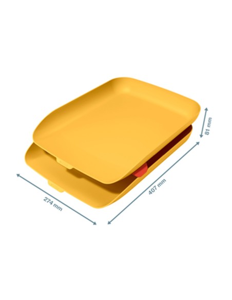 Bandeja sobremesa plastico leitz cosy set de 2...