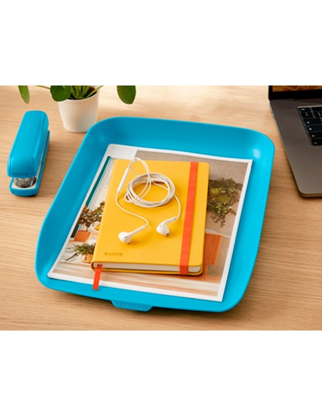 Bandeja sobremesa plastico leitz cosy azul 268x126x358 mm