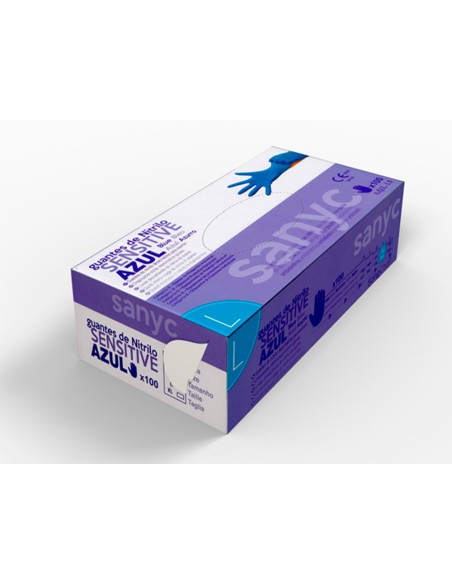 Guantes de nitrilo desechable sensitive sin...