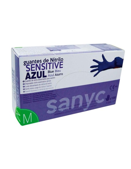 Guantes de nitrilo desechable sensitive sin...