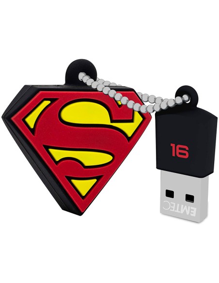 Memoria usb emtec flash 16 gb usb 2.0 collector superman