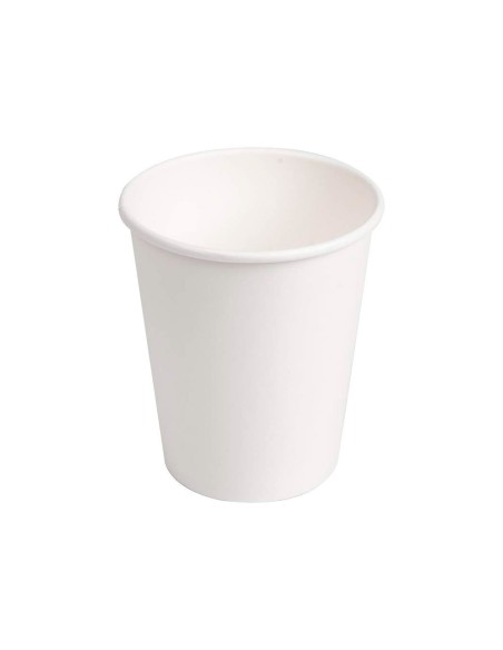 Vaso de carton biodegradable blanco 360 cc paquete de 40 unidades