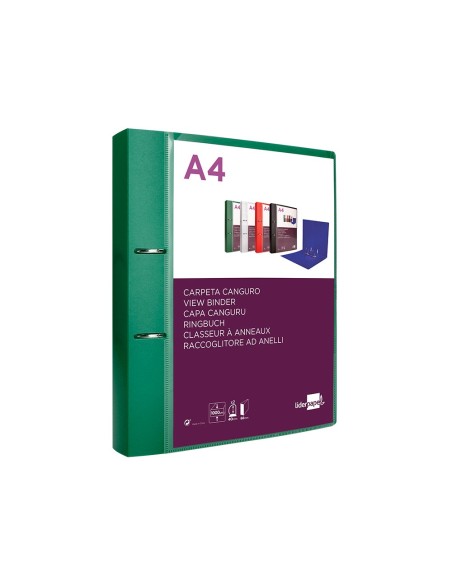 Carpeta liderpapel canguro 2 anillas 40 mm...