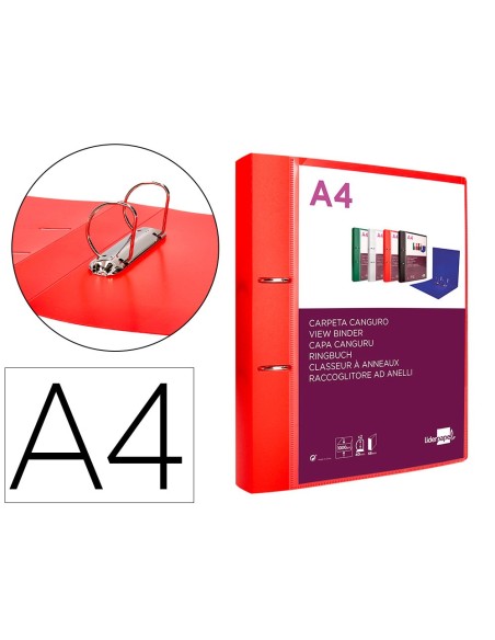 Carpeta liderpapel canguro 2 anillas 40 mm...