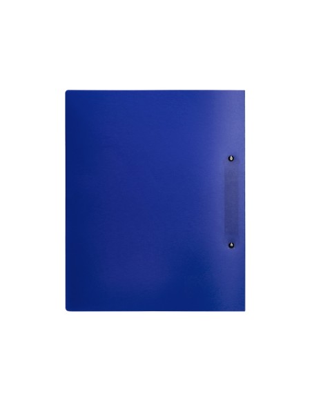 Carpeta liderpapel canguro 2 anillas 40 mm mixtas polipropileno din a4 azul translicudo
