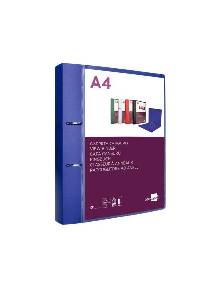 Carpeta liderpapel canguro 2 anillas 40 mm...