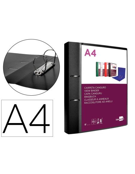 Carpeta liderpapel canguro 2 anillas 40 mm...
