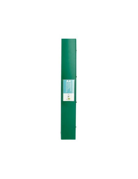 Carpeta liderpapel 4 anillas mixtas 40 mm polipropileno din a4 verde translucido