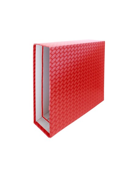 Caja archivador de palanca carton forrado elba...