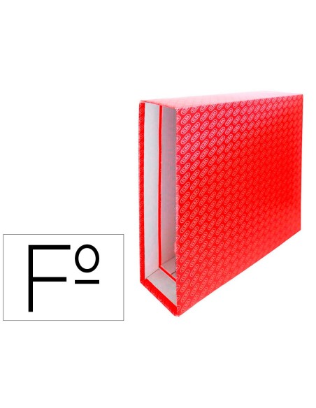 Caja archivador de palanca carton forrado elba...